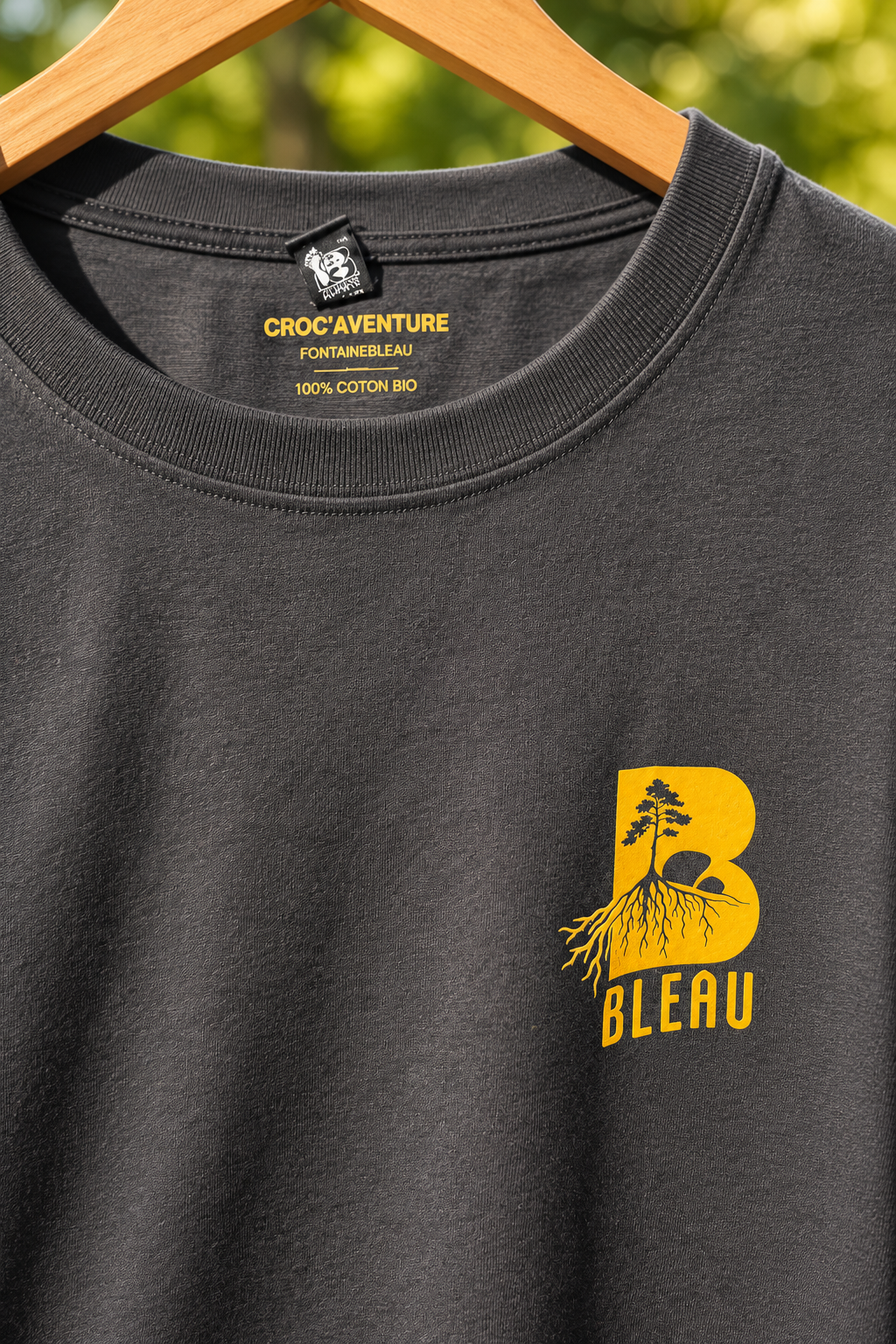 T-shirt BLEAU — Nos racines sont ici