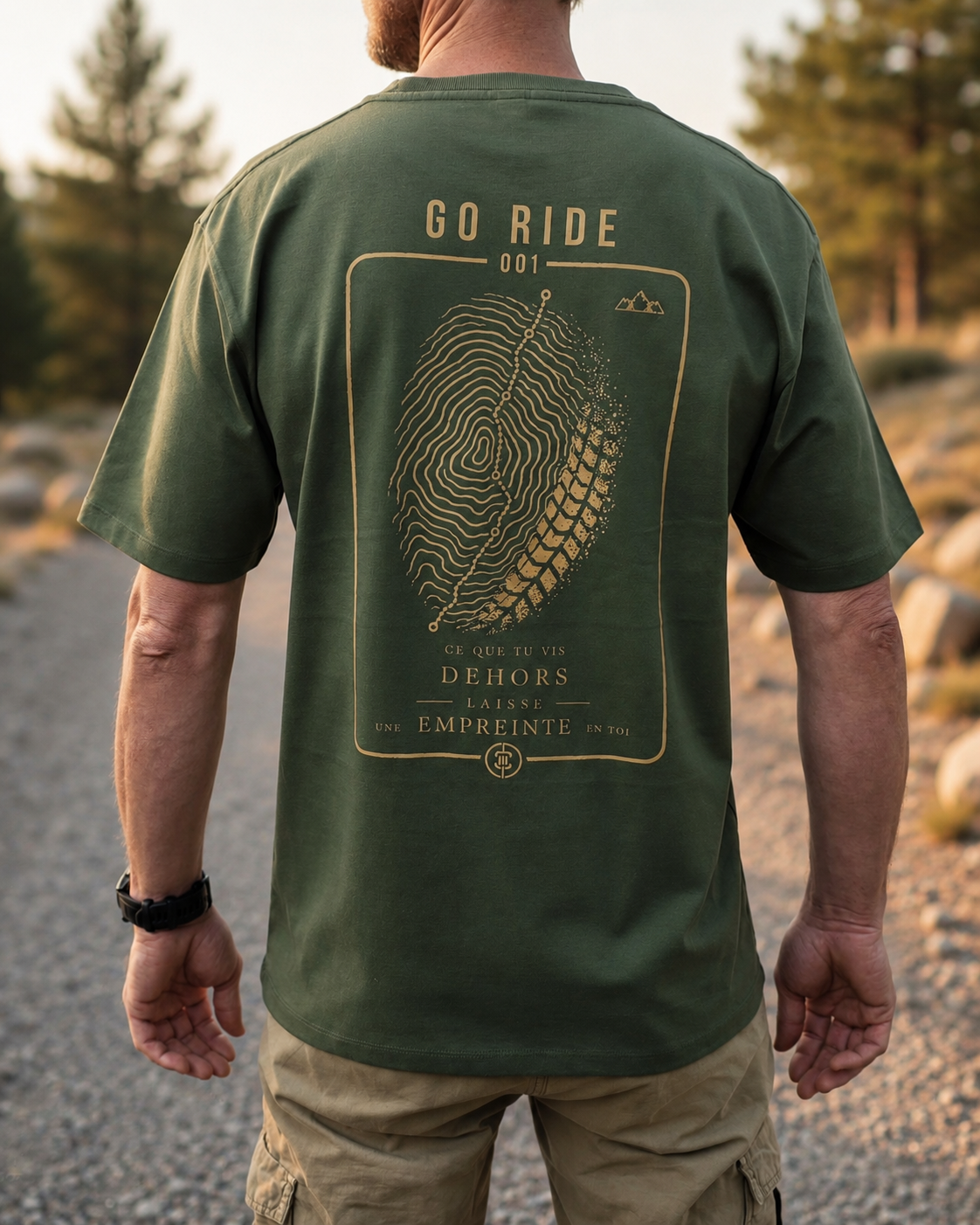 Tee-shirt Trace — Ride 001
