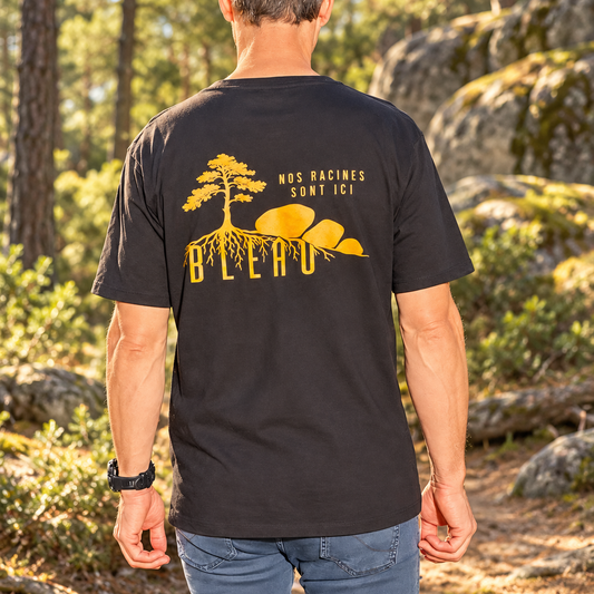 T-shirt BLEAU — Nos racines sont ici